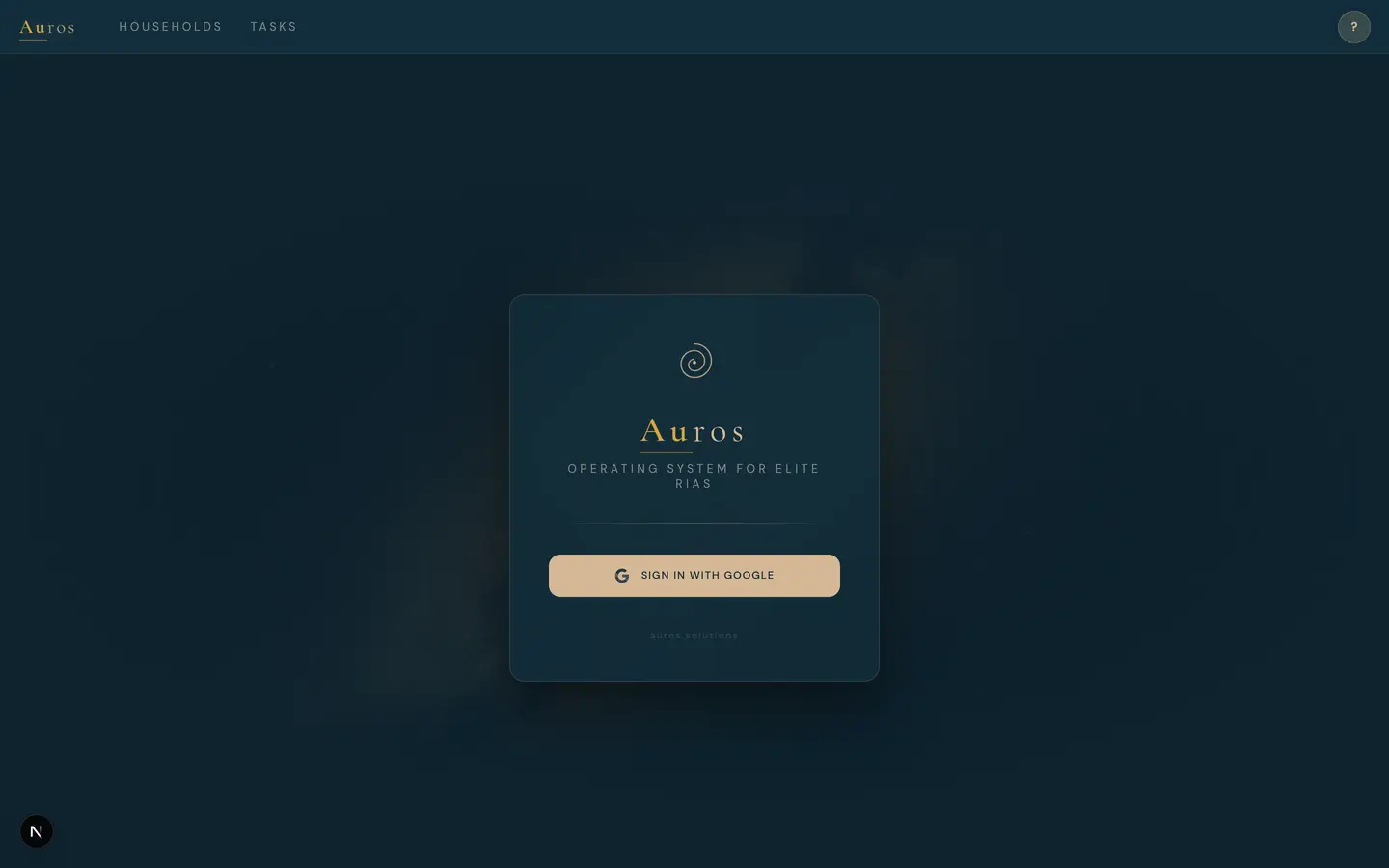 Auros — Branded Login